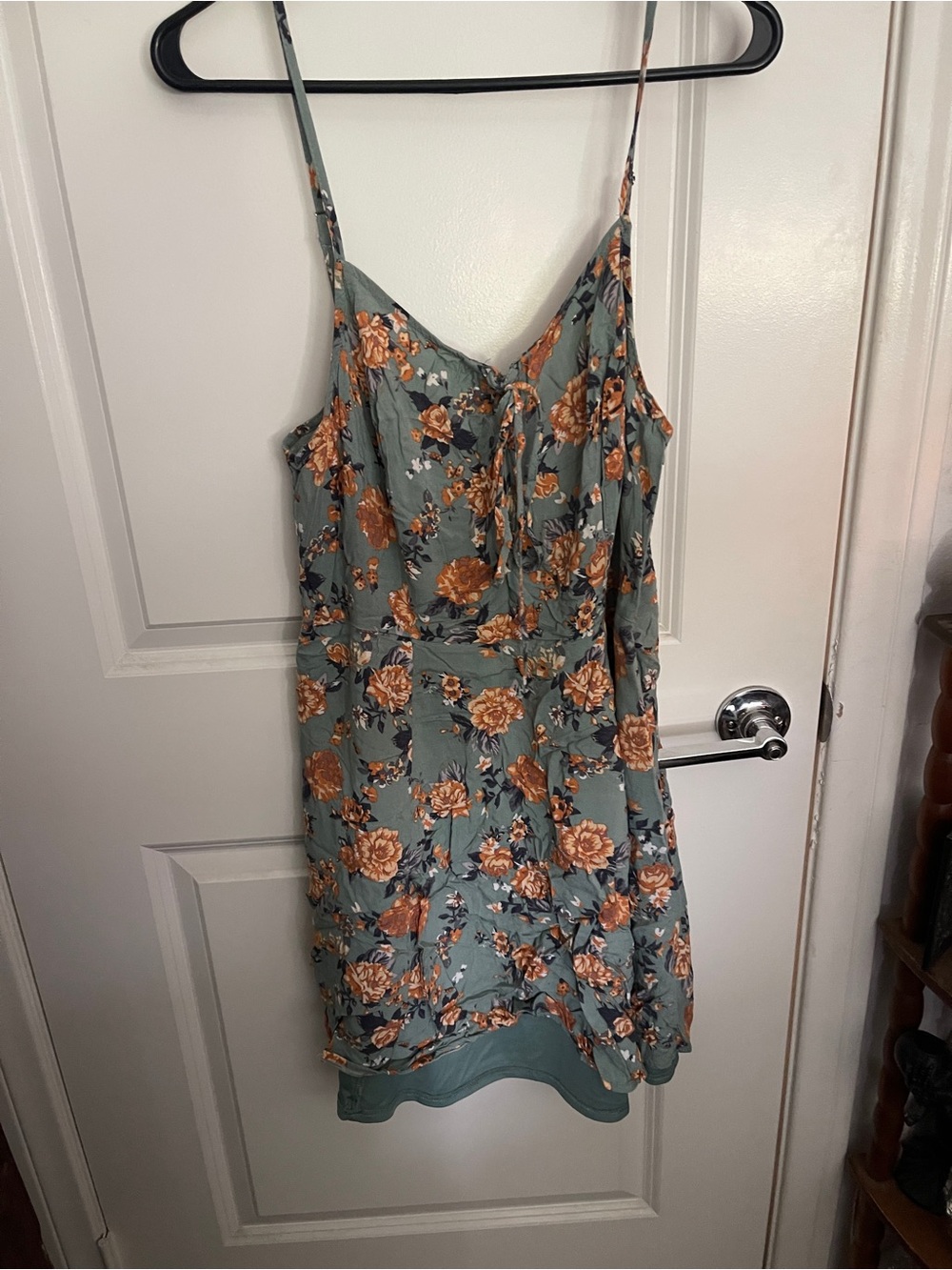Sage Floral Charlotte Russe Dress Size 1X